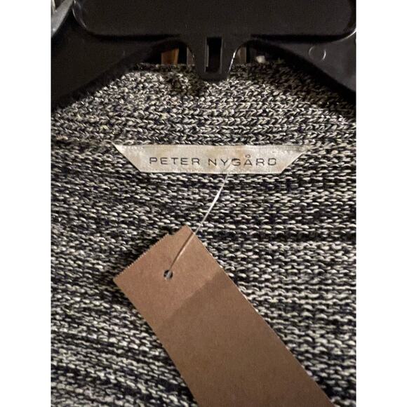 Peter Nygard Size 2X Black Print Casual Jacket - Picture 6 of 7